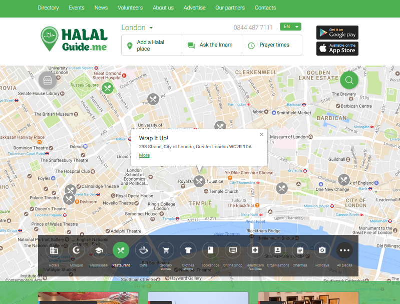 Halal restaurants near me are now easy to find using the ...